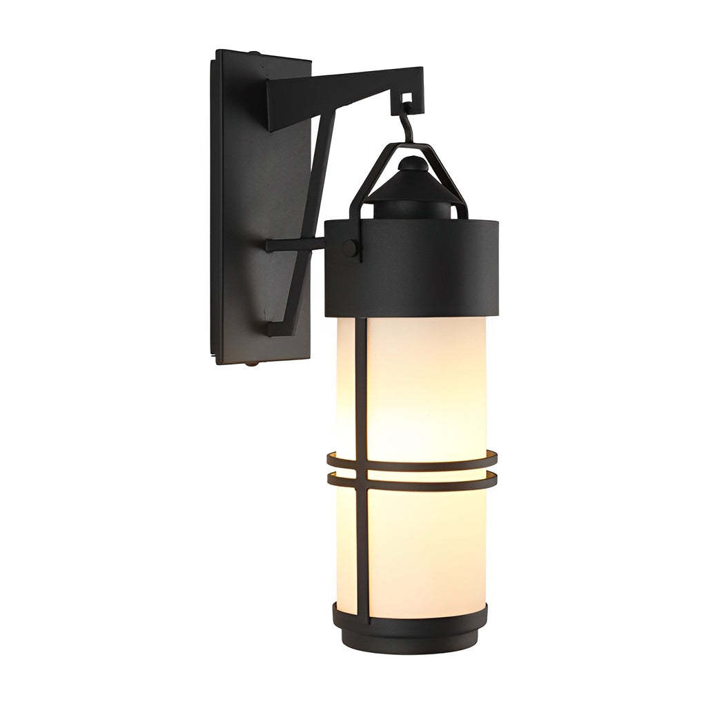 Country Retro Waterproof Black American Exterior Wall Lamp