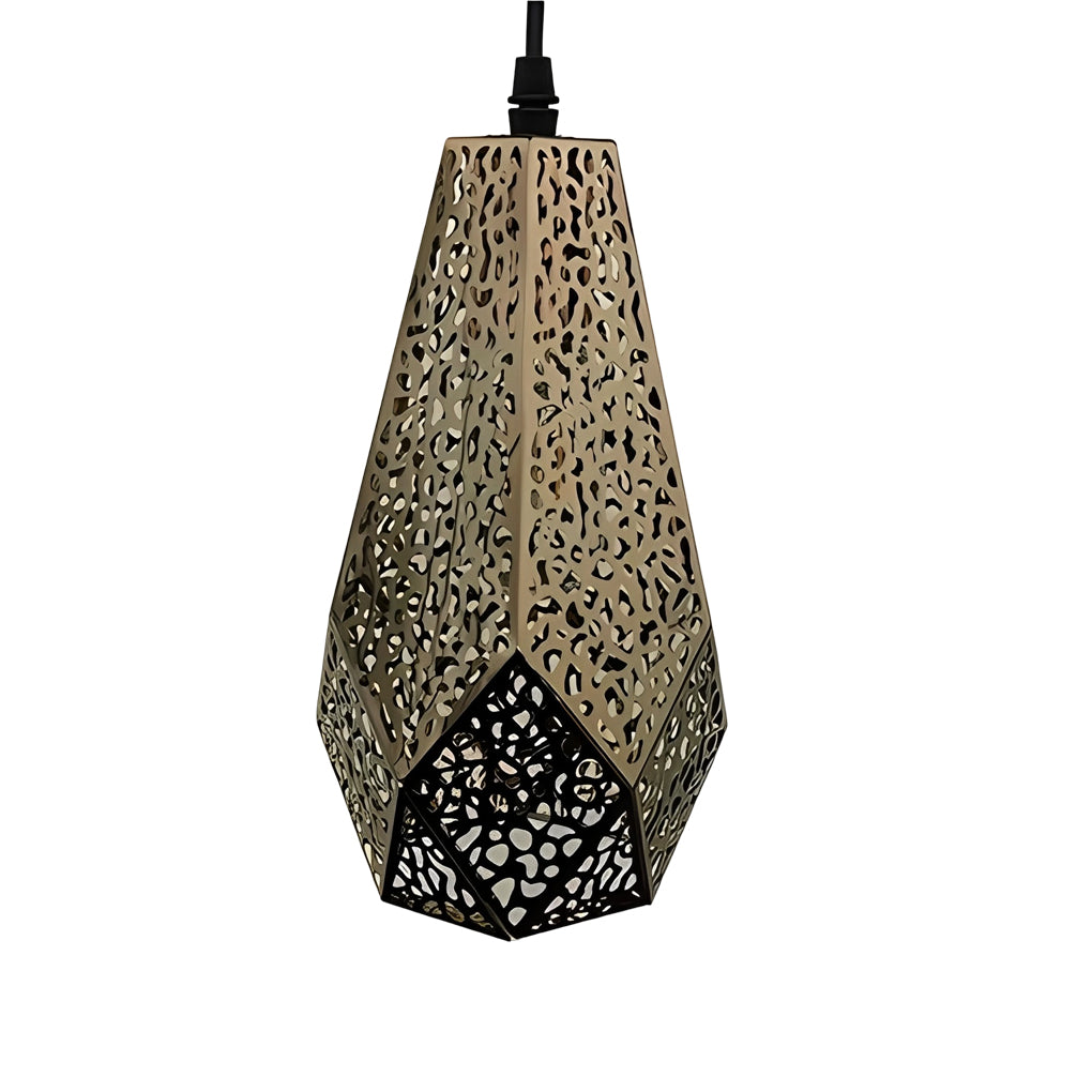 Hollow Stainless Steel Gourd Postmodern Chandelier