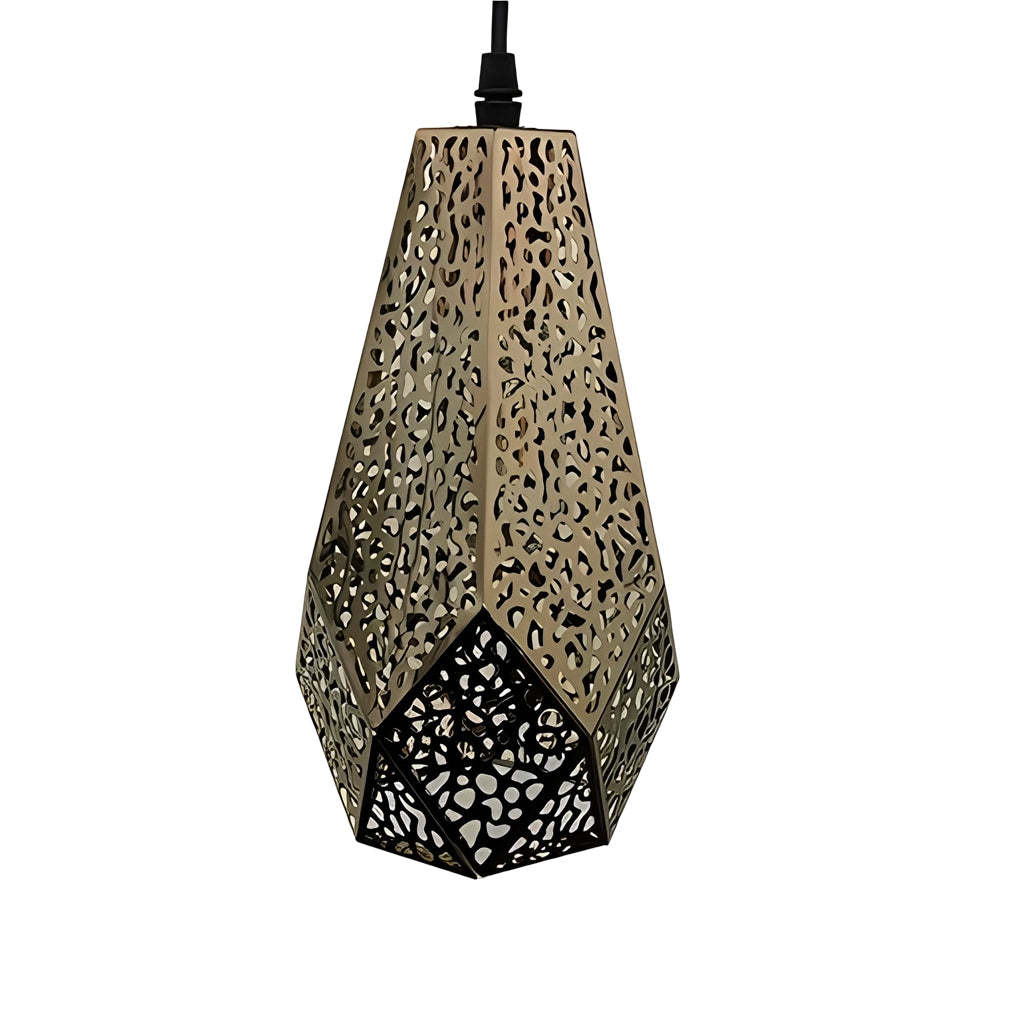 Hollow Stainless Steel Gourd Postmodern Chandelier