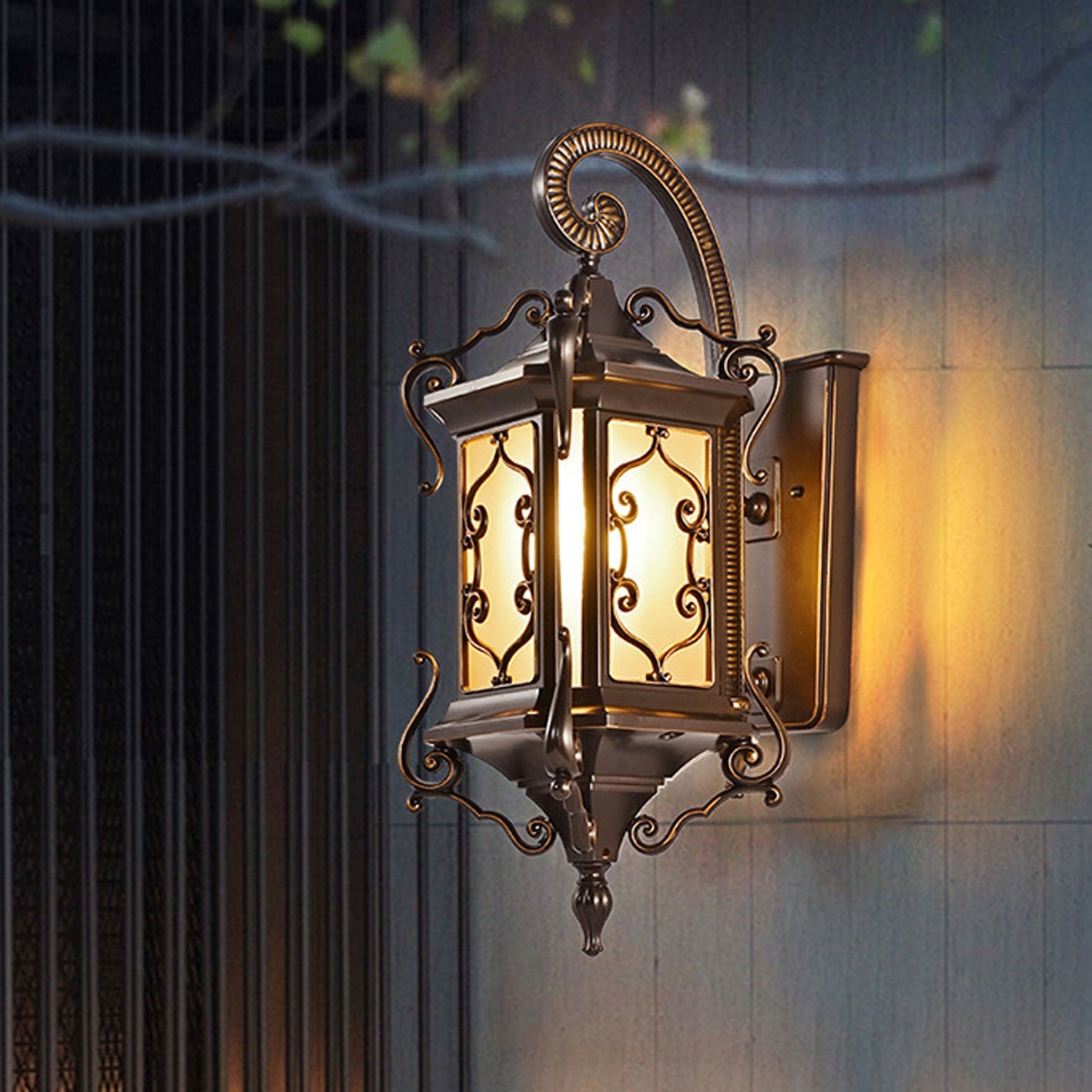 European Palace Outdoor Waterproof Sconce