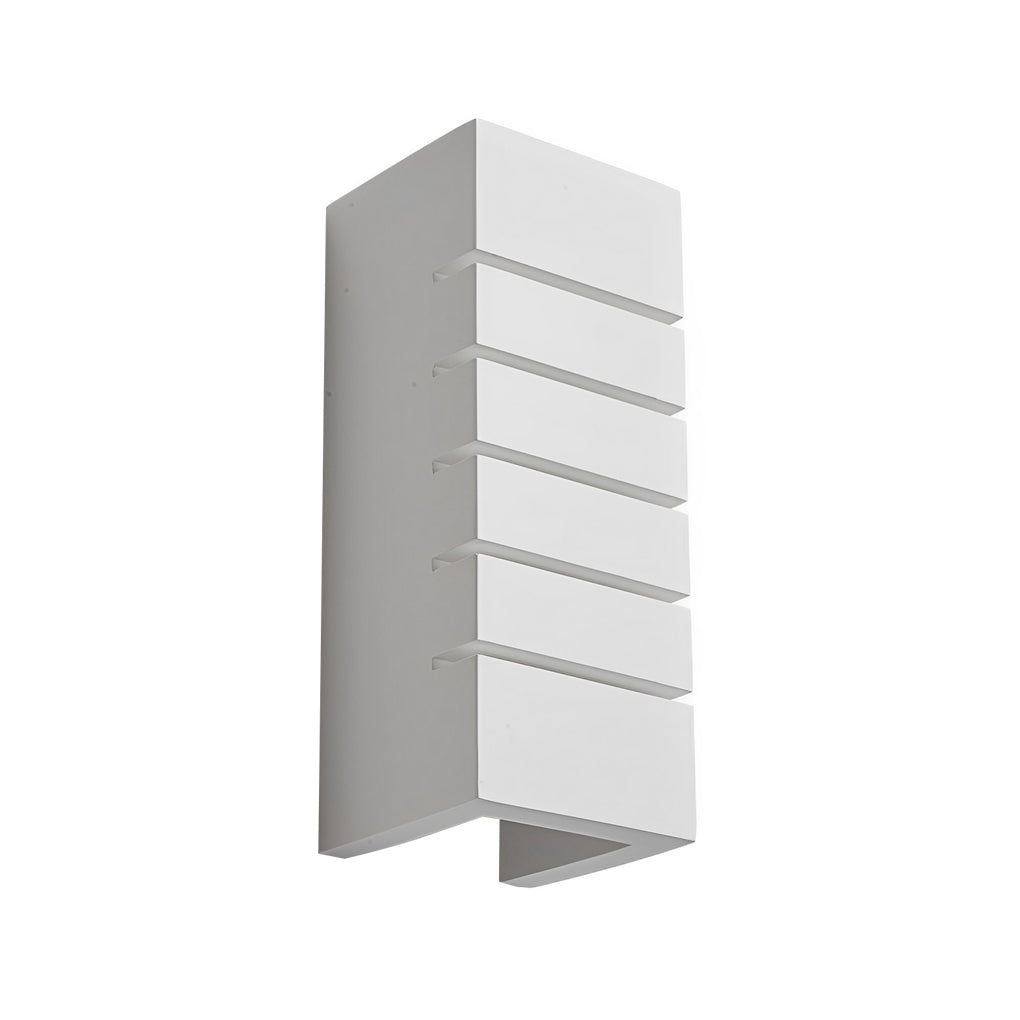 Rectangular Gypsum Glass Up-Down Wall Light