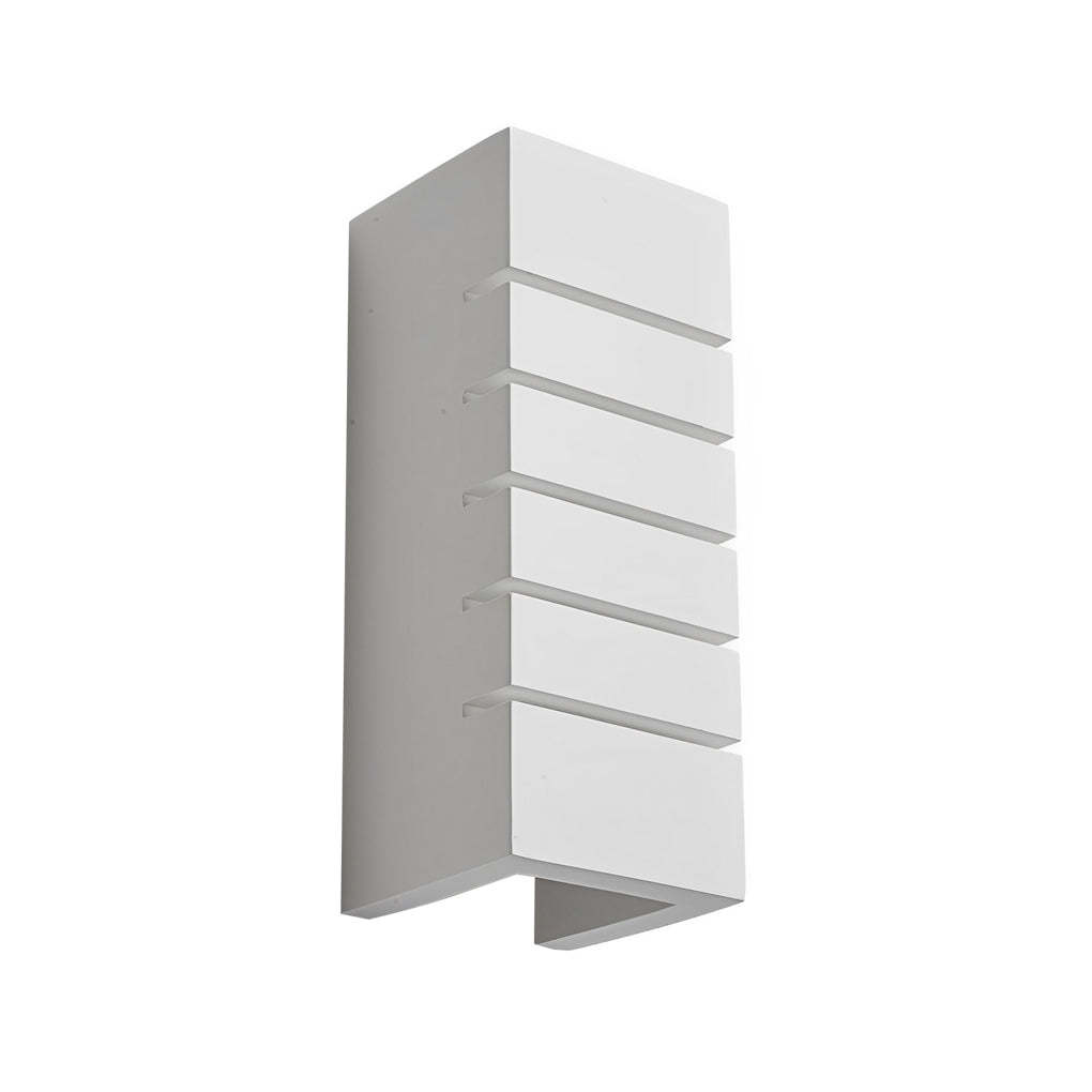 Rectangular Gypsum Glass Up-Down Wall Light
