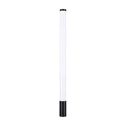 Cylindrical Acrylic Waterproof LED Black Modern Outdoor Lawn Lights-Lighom