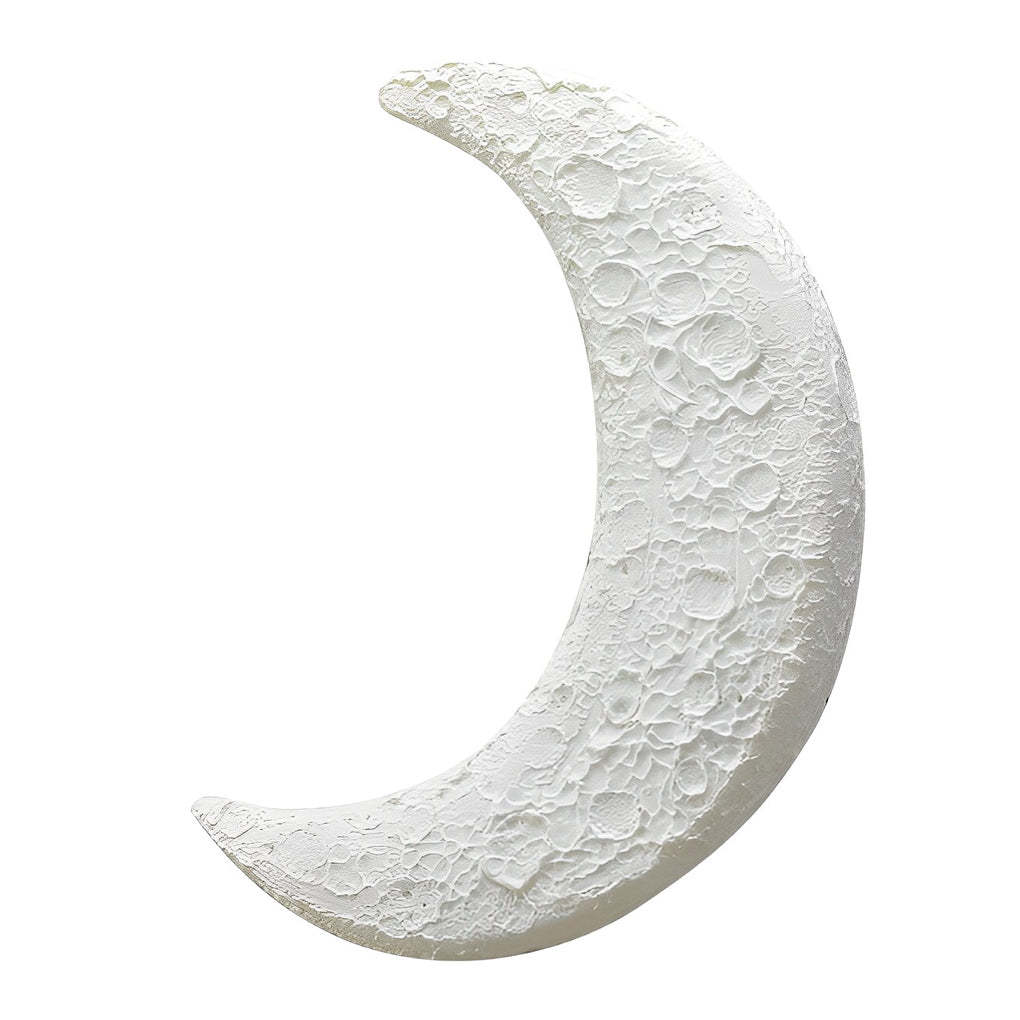 Creative Resin Moon Waterproof LED Modern Outdoor Wall Sconce Lighting-Lighom