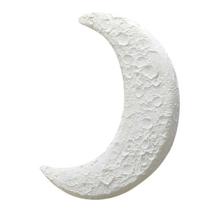 Creative Resin Moon Waterproof LED Modern Outdoor Wall Sconce Lighting-Lighom