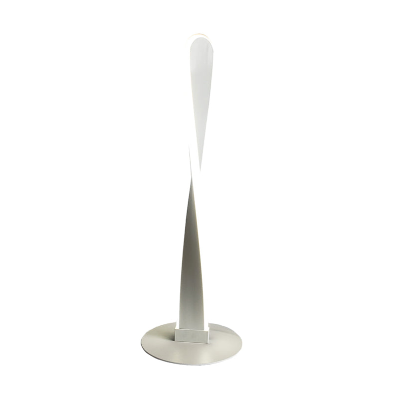 Minimalist Twisted Iron Acrylic LED Table Lamp