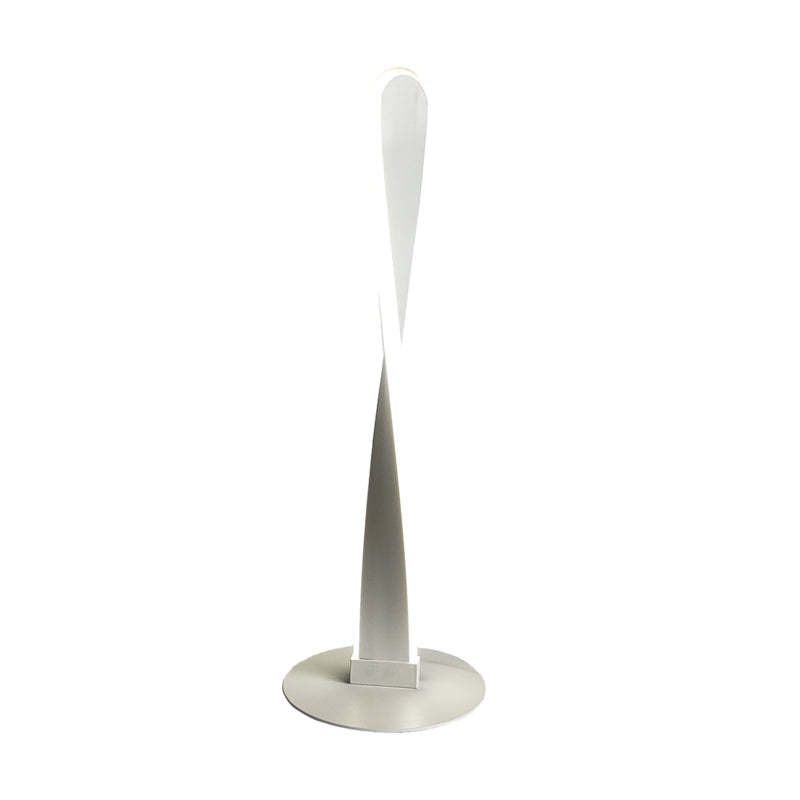 Minimalist Twisted Iron Acrylic LED Table Lamp