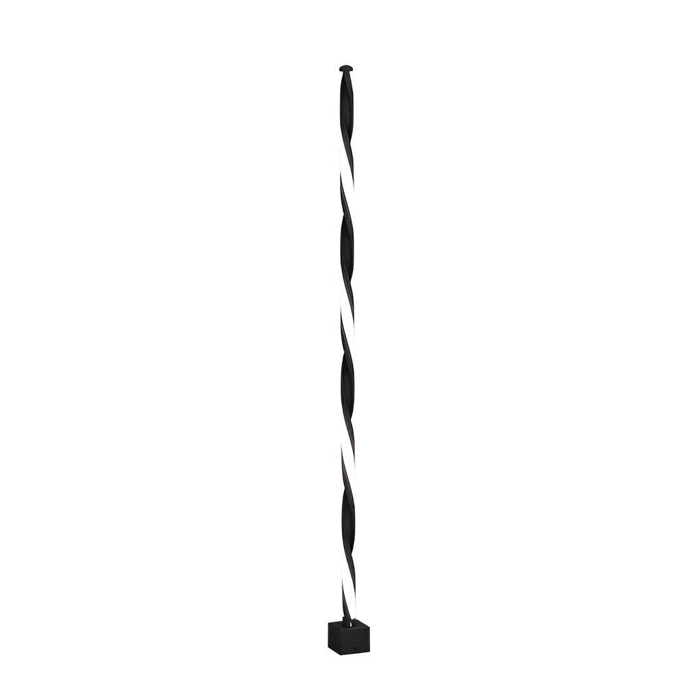 Minimalist Black Solar Lawn Path Lamp