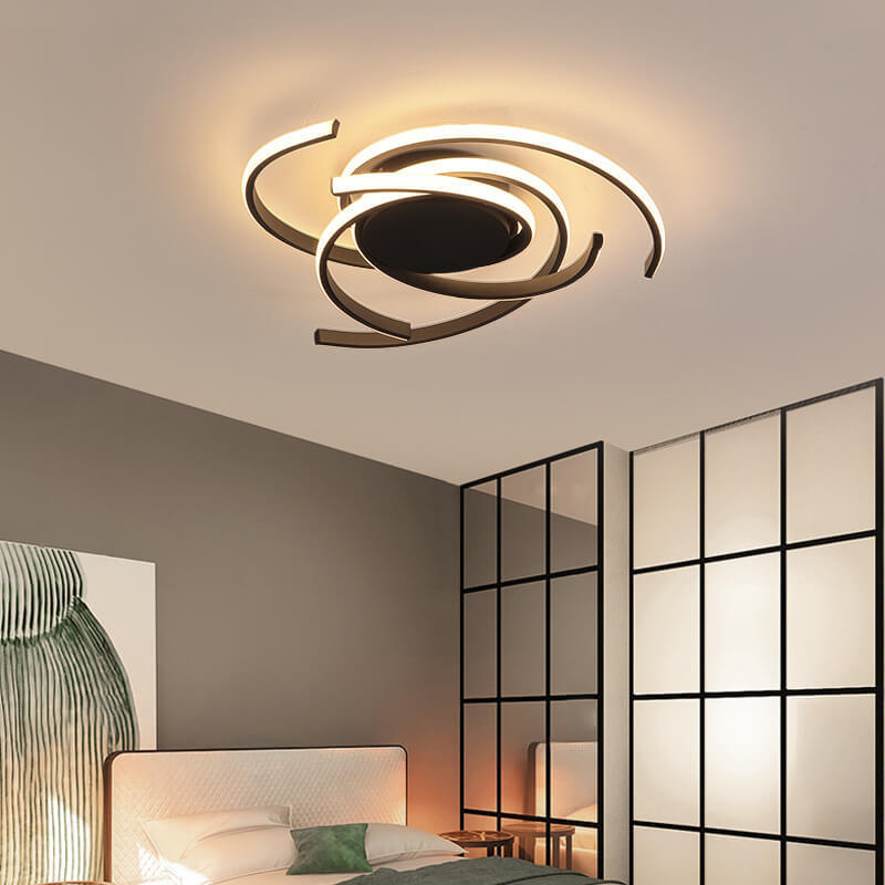 Minimalist Circle Strip Aluminum Ceiling Light
