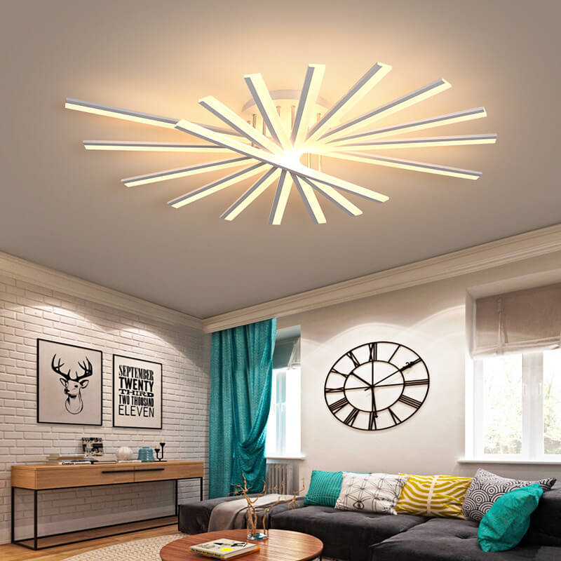 Nordic Line LED Semi-Flush Ceiling Light