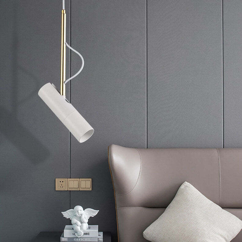 Minimalist Gold LED Spotlight Pendant Light