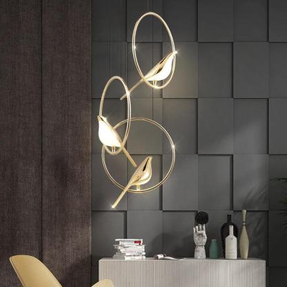 Nordic Bird Acrylic LED Chandelier