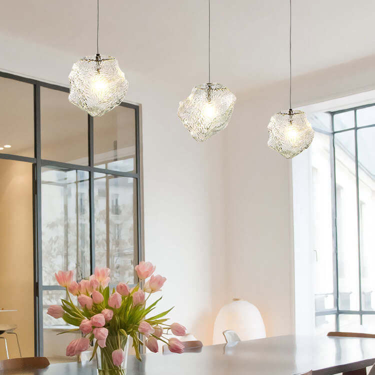 Nordic Ice Cube Glass Pendant Light