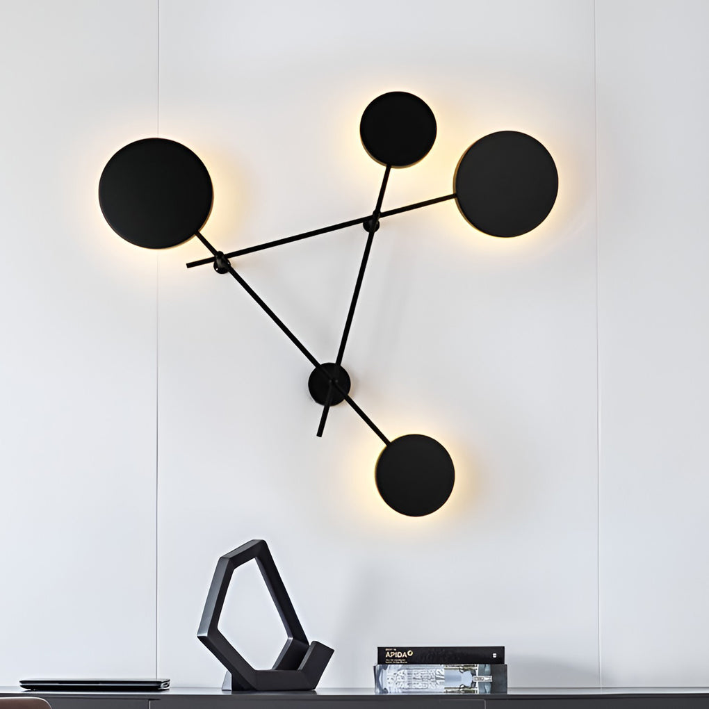 Geometric Round LED Nordic Wall Sconce Lighting Wall Lamp Wall Light Fixture-Lighom