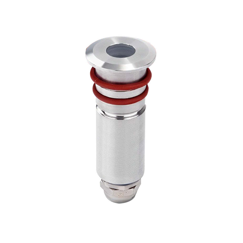 10pcs Silver Polished LED in-Ground Step Lights DC12V Stainless Steel Modern Park Square Lighting-Lighom