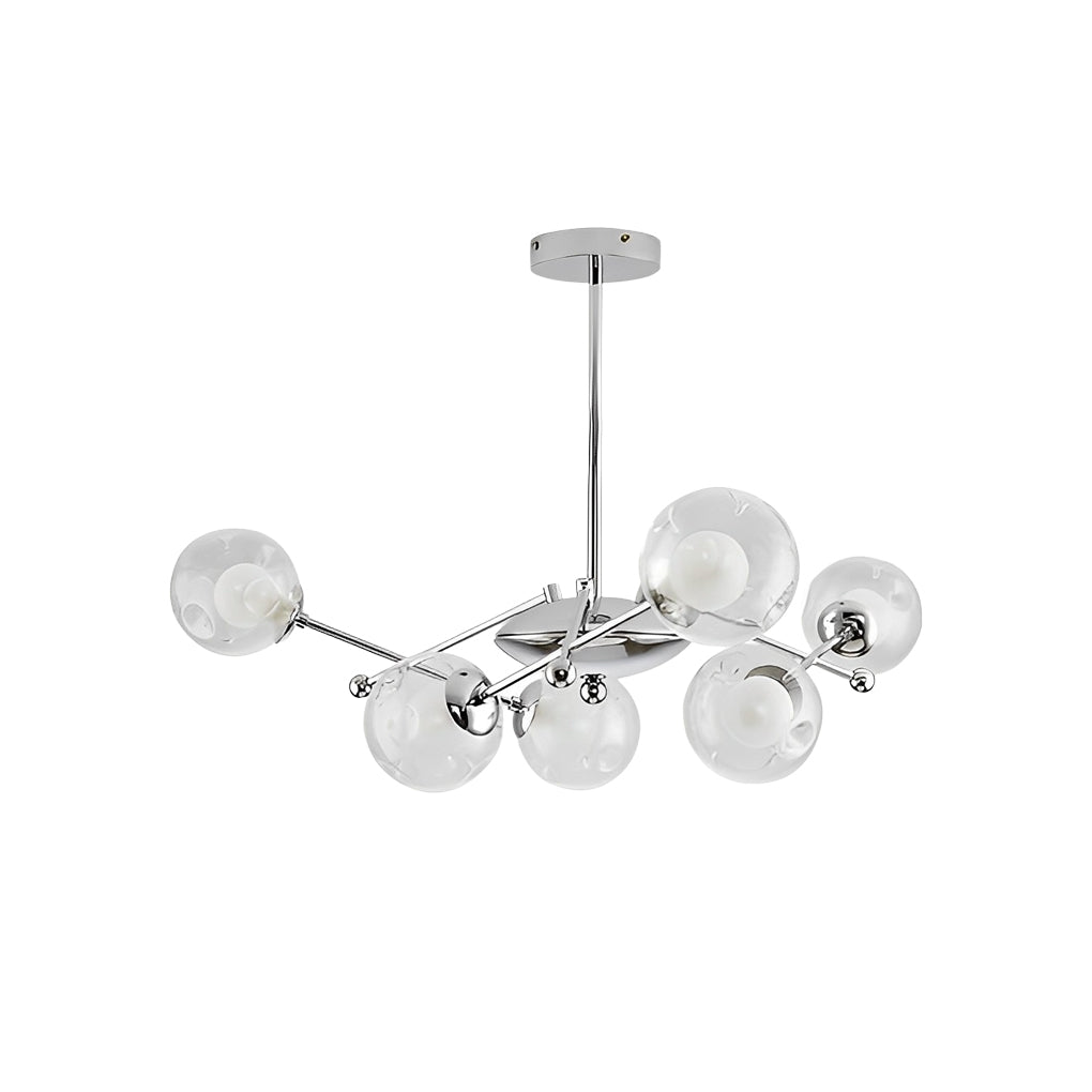 Minimalist Dimmable Glass Globe American Chandelier