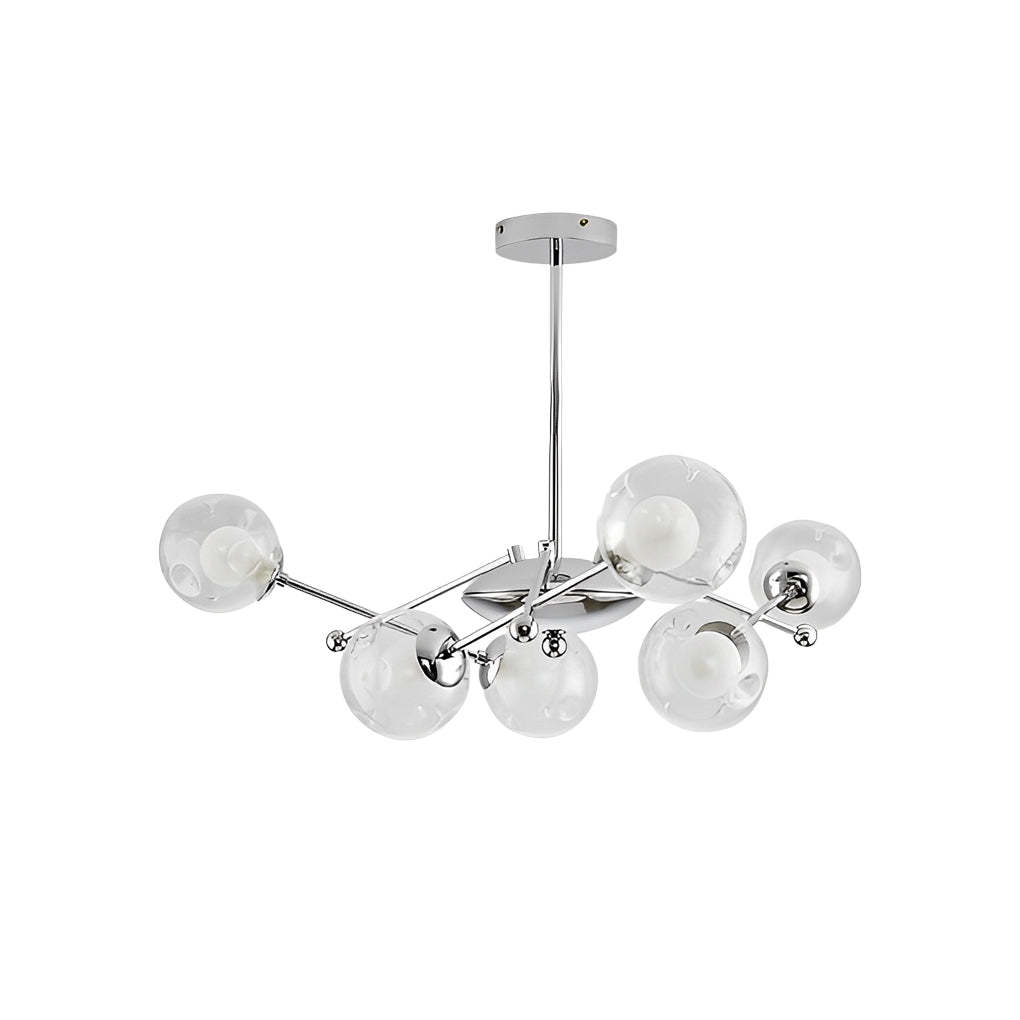Minimalist Dimmable Glass Globe American Chandelier