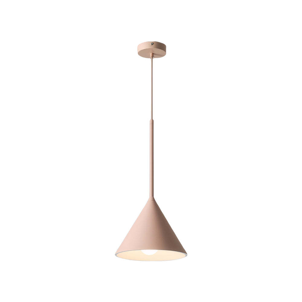 Resin Pink Figura Arc Pendant Lamp