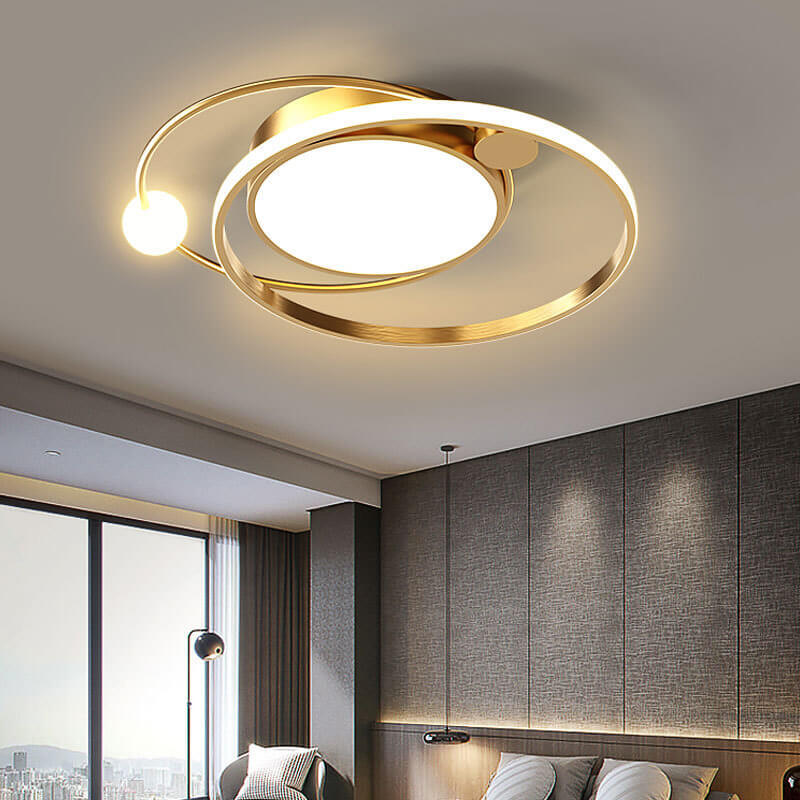 Nordic Round Circle LED Flush Mount Light — Neutral Light (4000K) / White