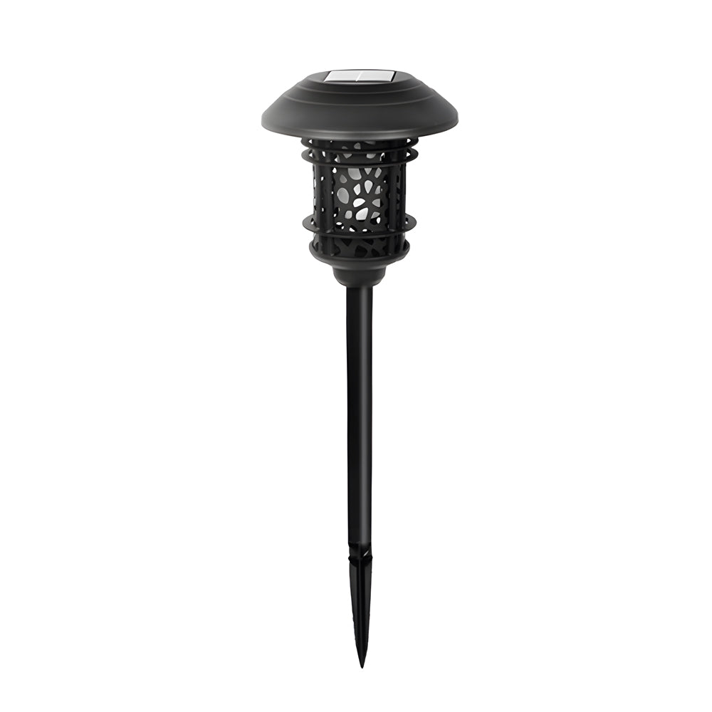 22.4-inch Solar Black Pathway Light with Stake-Lighom