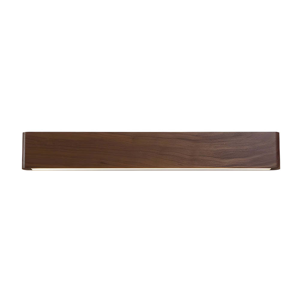 Linear Walnut Wood LED Wall Sconce-Lighom