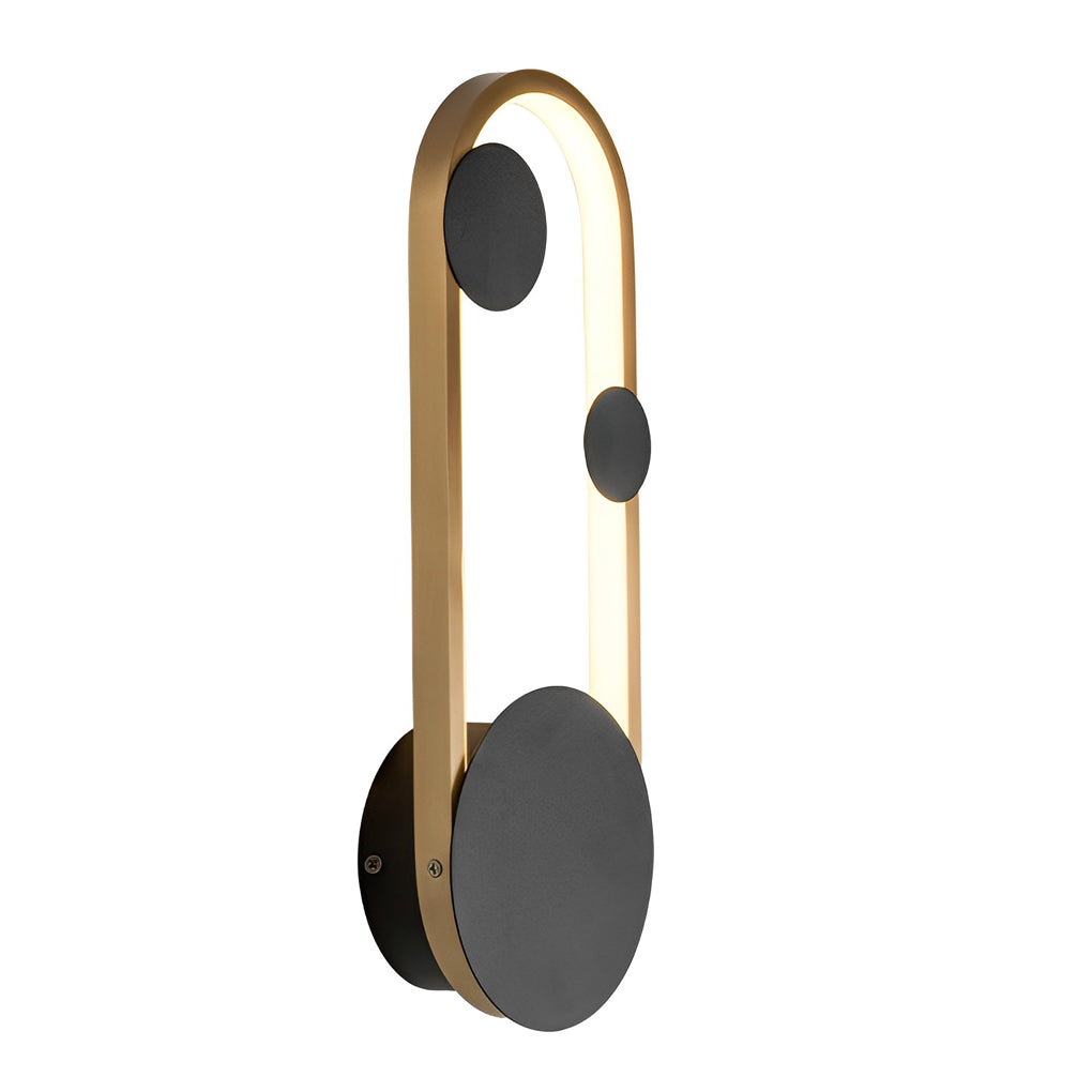 Round Decor Three Step Dimming LED Creative Nordic Wall Sconce Lighting-Lighom