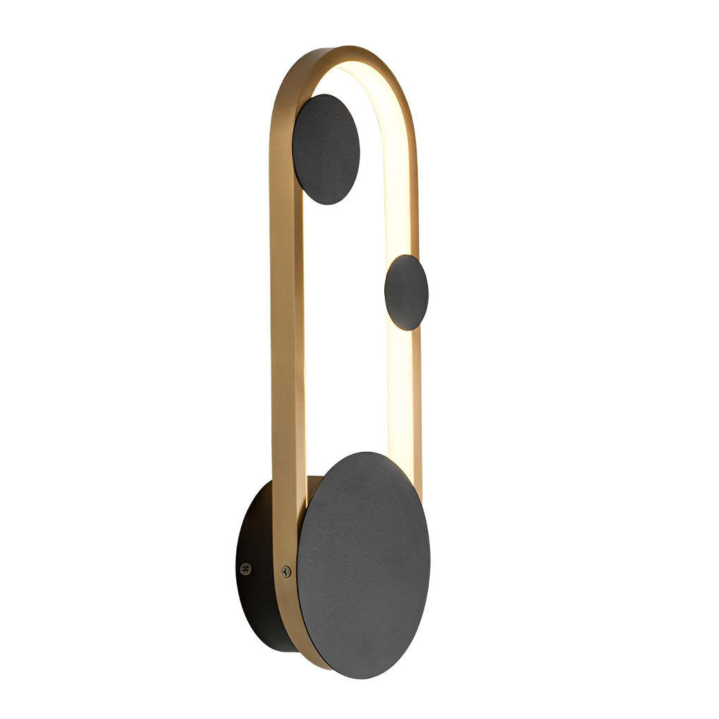 Round Decor Three Step Dimming LED Creative Nordic Wall Sconce Lighting-Lighom