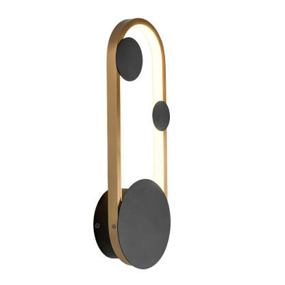 Round Decor Three Step Dimming LED Creative Nordic Wall Sconce Lighting-Lighom