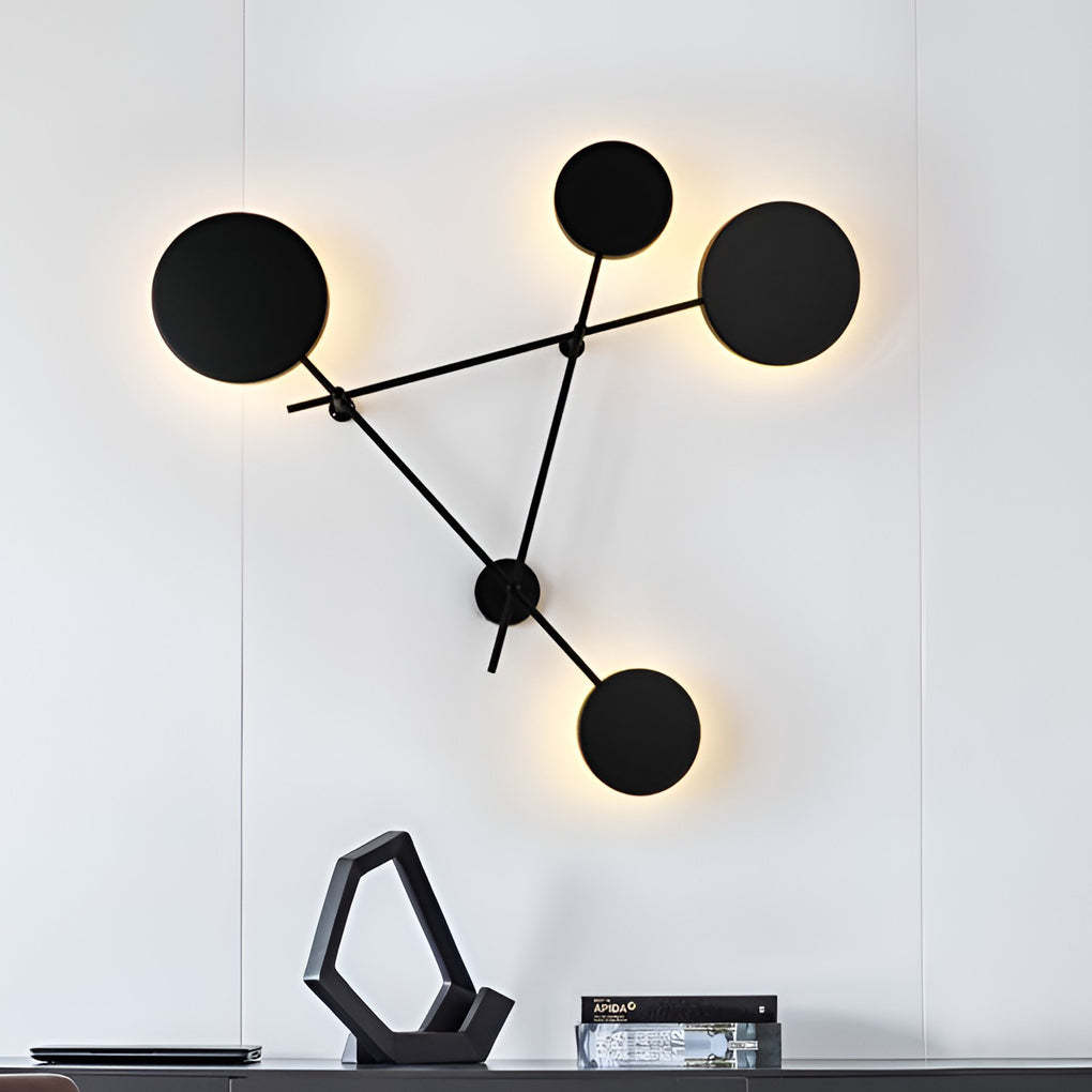 Geometric Round LED Nordic Wall Sconce Lighting Wall Lamp Wall Light Fixture-Lighom