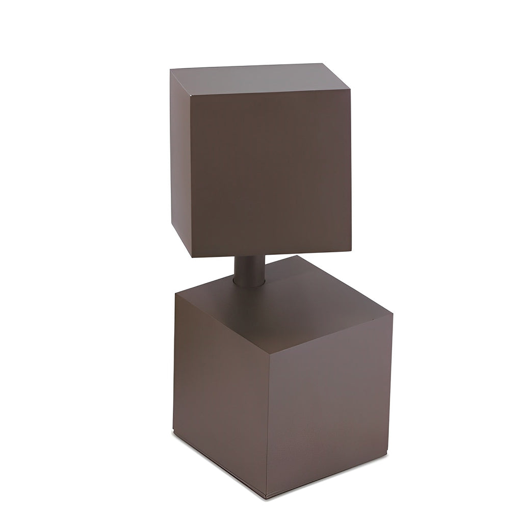 Creative Square Geometric Art Waterproof LED Modern Outdoor Lawn Light-Lighom