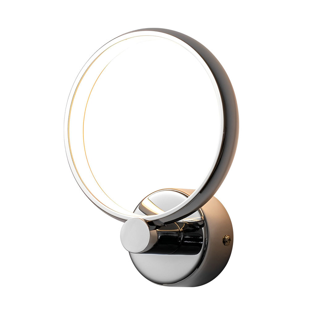 Circular Minimalist Aluminum LED Nordic Decorative Wall Sconces Wall Lamp-Lighom