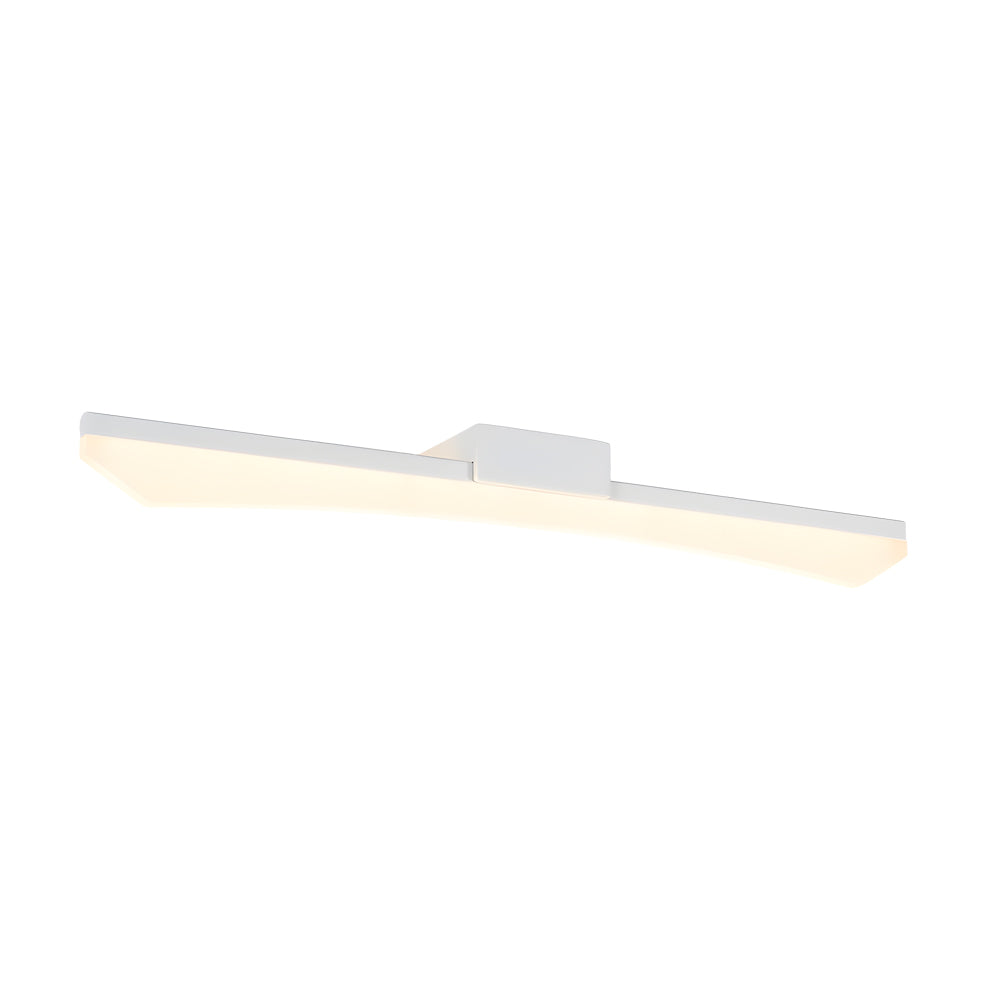 Ultra-Sleek Curved Linear LED Vanity Light for Modern Bathrooms-Lighom