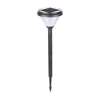 27.6-Inch H Black LED Solar Pathway Landscape Lights-Lighom
