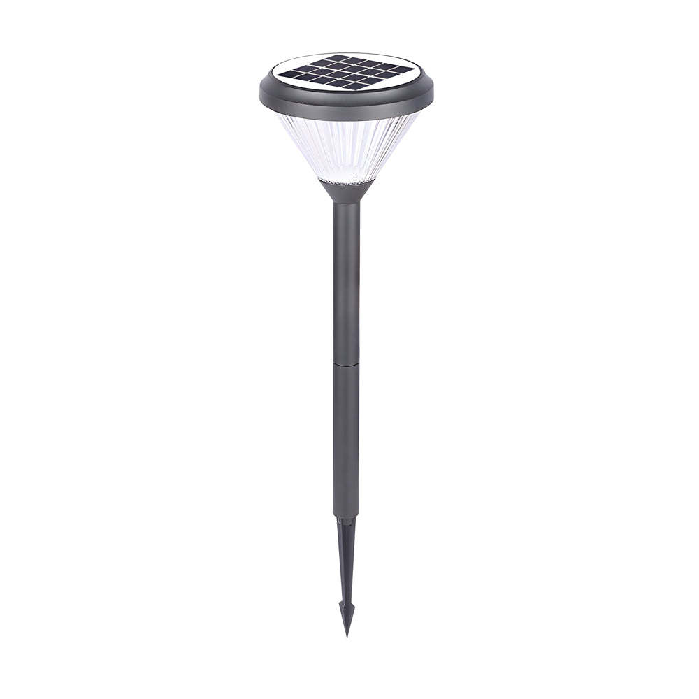 27.6-inch H Black Garden Solar Pathway Lights-Lighom
