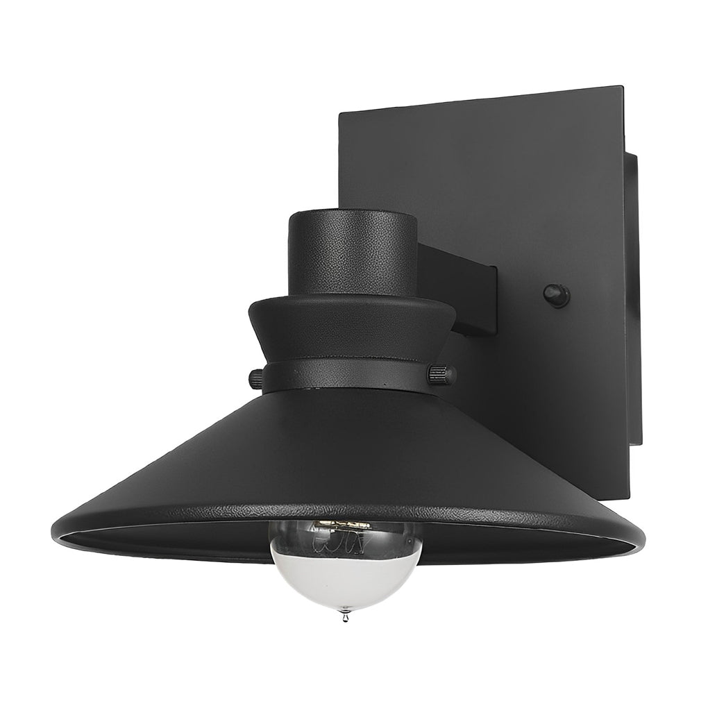 Minimalist Waterproof Black European-style Wall Lamp Exterior Lights-Lighom