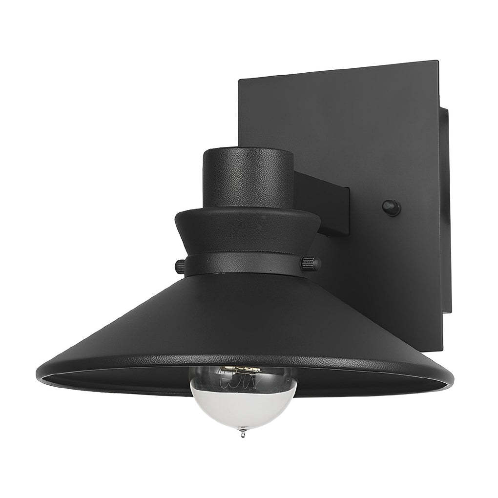 Minimalist Waterproof Black European-style Wall Lamp Exterior Lights-Lighom