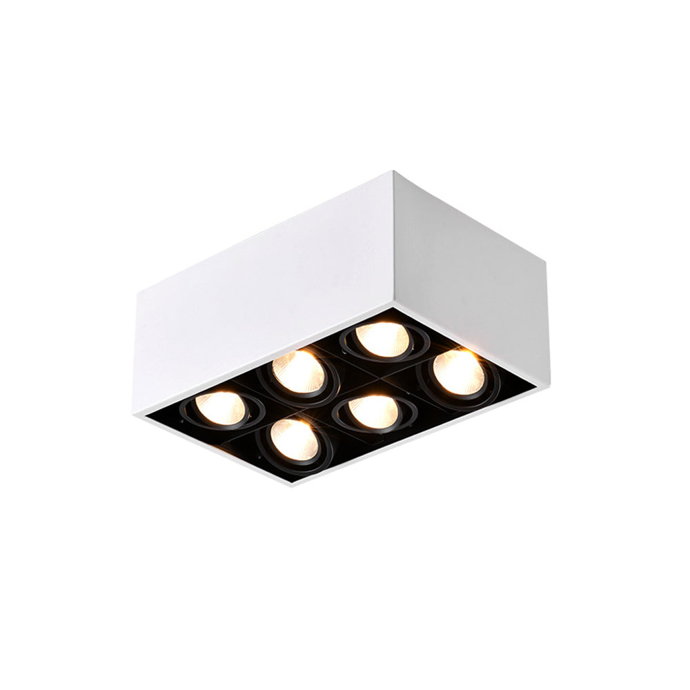 Rectangle Adjustable Flush Mount Ceiling Spotlight