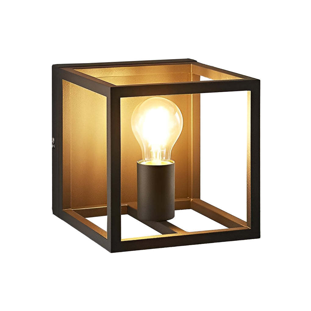 Square Frame Decorative Modern Wall Sconce Lighting Wall Light Fixture-Lighom