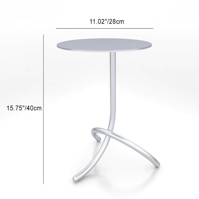 Minimalist J-Shape Steel Coffee Table