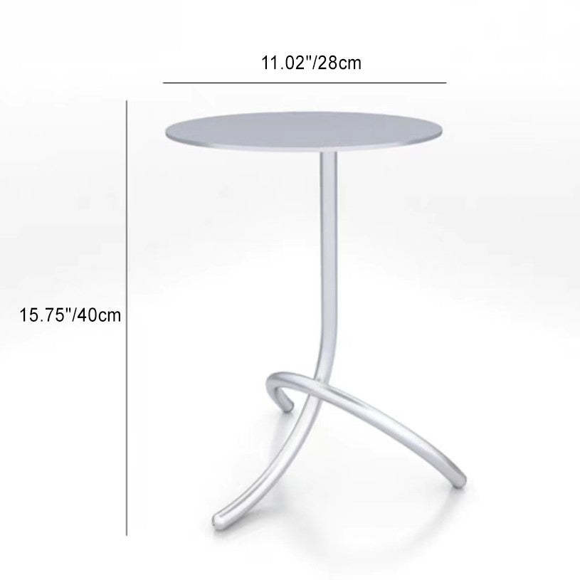 Minimalist J-Shape Steel Coffee Table