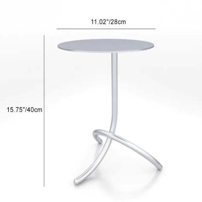 Minimalist J-Shape Steel Coffee Table