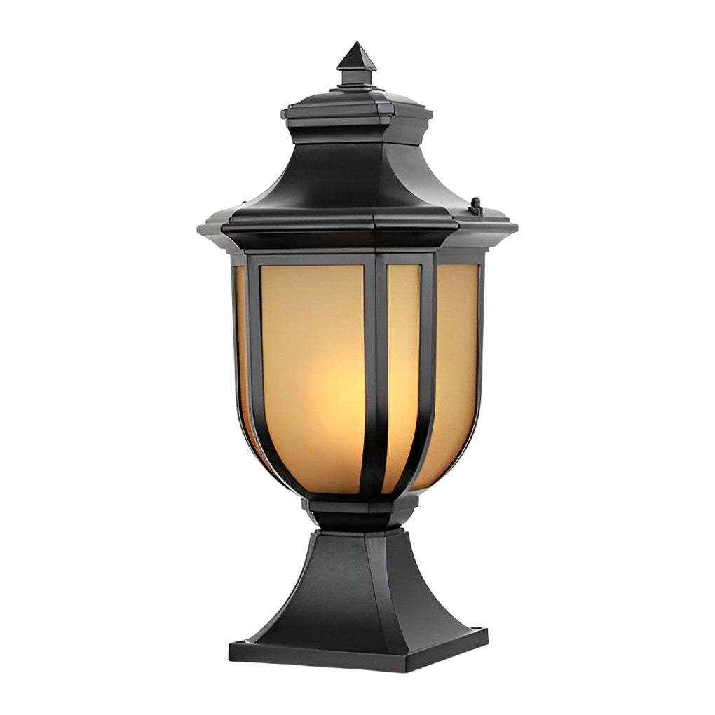 Retro Minimalist Waterproof Aluminum European-style Pillar Lamp Post Lights-Lighom