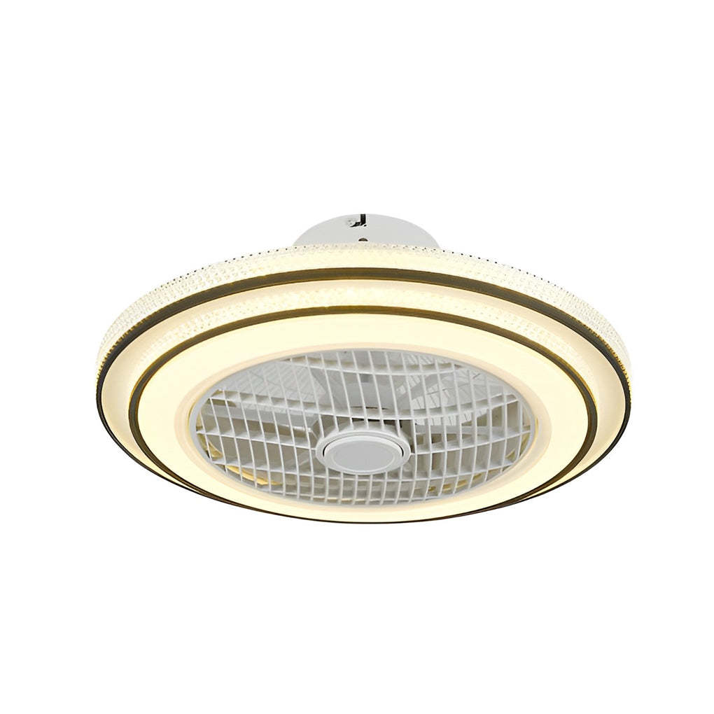 Intelligent Timing Mute LED Modern Bladeless Fan