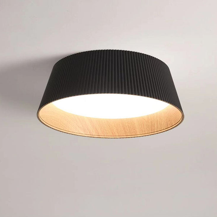 Nordic Minimalist Round Iron LED Flush Mount Light