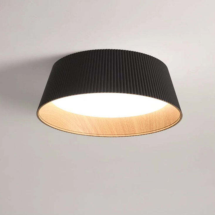 Nordic Minimalist Round Iron LED Flush Mount Light
