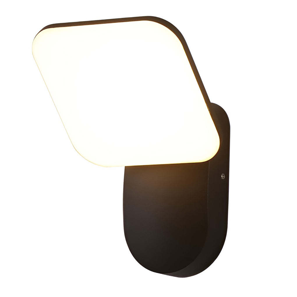 Square LED 12w Waterproof Modern Outdoor Wall Lamp Wall Sconces Lighting-Lighom