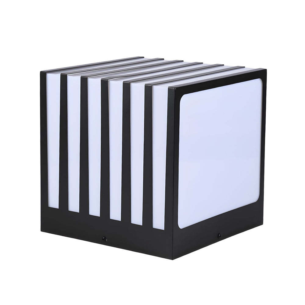 Square Outdoor Column Deck Fence Post Light Waterproof for Garden-Lighom