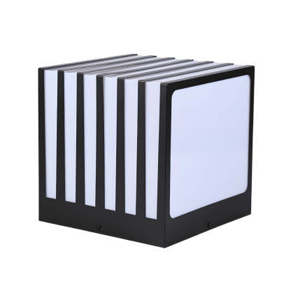 Square Outdoor Column Deck Fence Post Light Waterproof for Garden-Lighom