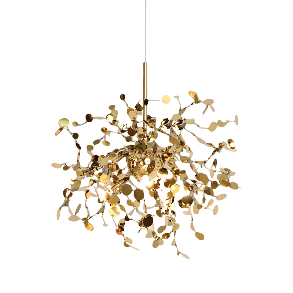 Spherical Stainless Steel Disc Nordic Modern Chandelier
