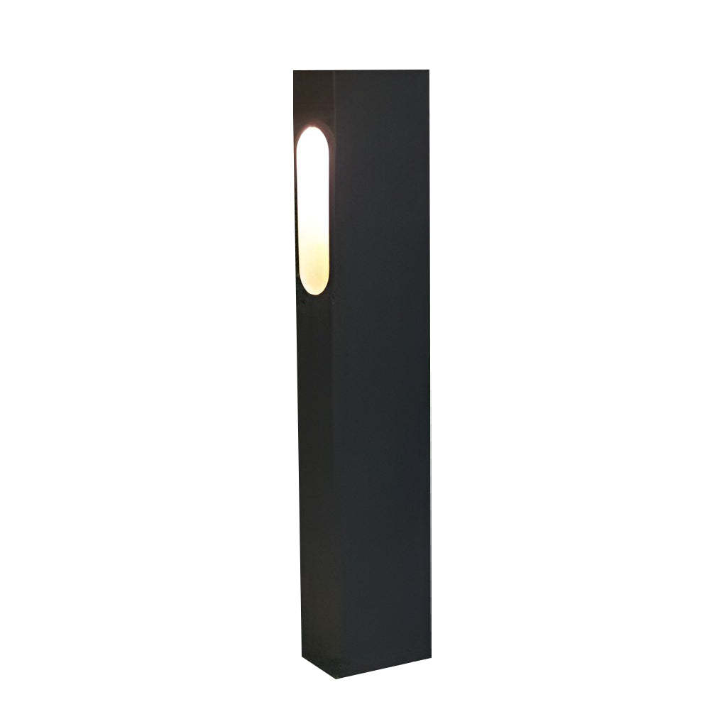 7W COB Front Pathway Lighting Black Modern Outdoor Lawn Path Lights-Lighom